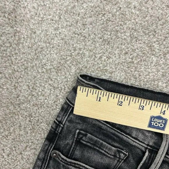 Frame Le Sylvie Slender Straight Jeans Women's‎ SZ 28 Distressed Raw Hem Stretch - Picture 6 of 10